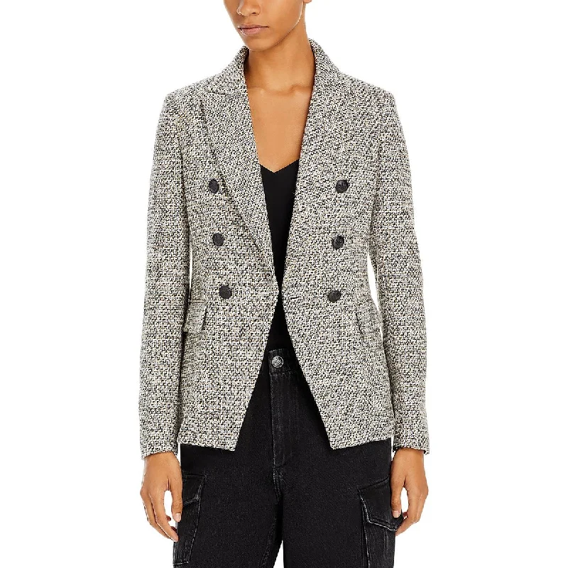 Rag & Bone Womens Tweed Suit Separate Double-Breasted Blazer