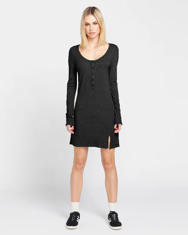 Saltee 4 Shore Dress - Black