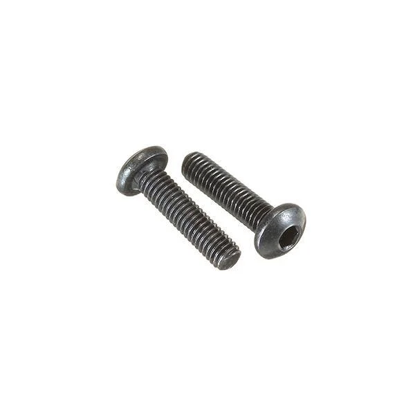 Suleve‚Ñ¢ M3CH10 50Pcs M3 Carbon Steel Hex Socket Button Round Head Cap Screws Bolts 4-20mm Optional Length